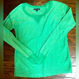 American Eagle Outfitters Vibrant Green Crew Neck Sweater